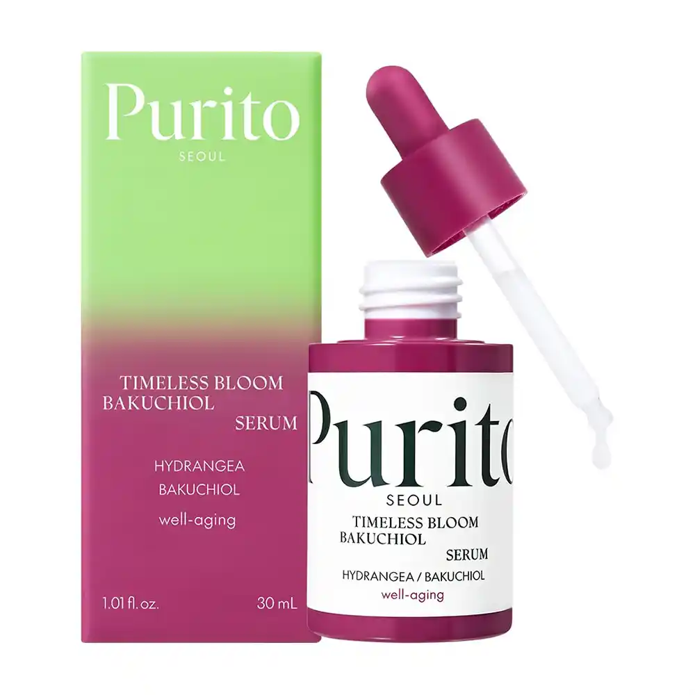 سرم ضد چروک و جوانساز باکوچیول بلوم پیوریتو Purito SEOUL Timeless Bloom Bakuchiol Serum سرم ضد چروک و جوانساز باکوچیول بلوم پیوریتو Purito SEOUL Timeless Bloom Bakuchiol Serum