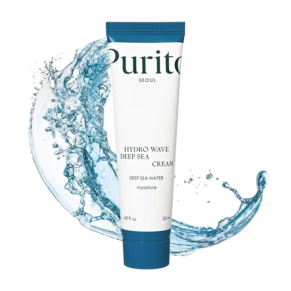کرم آبرسان و مرطوب کننده آب دریا پیوریتو PURITO Hydro Wave Deep Sea Cream | آبرسان عمیق و مناسب پوست دهیدراته