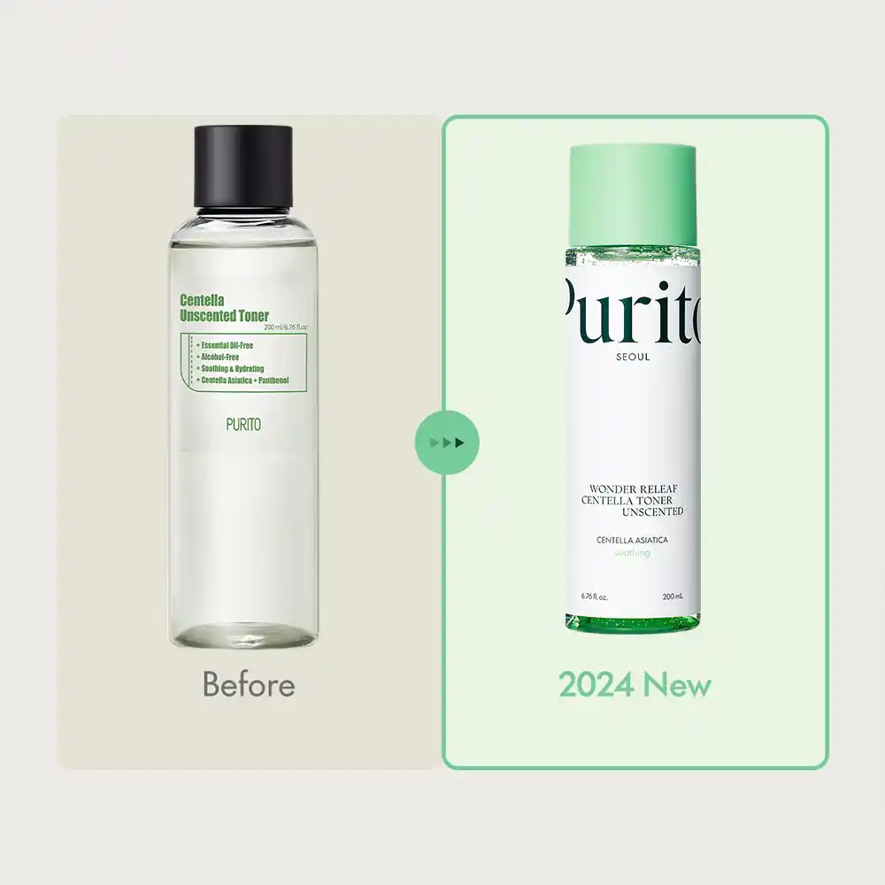 تونر تسکین دهنده سنتلا پیوریتو PURITO Wonder Releaf Centella Toner | آبرسان، ضد قرمزی و تقویت‌کننده سد دفاعی پوست