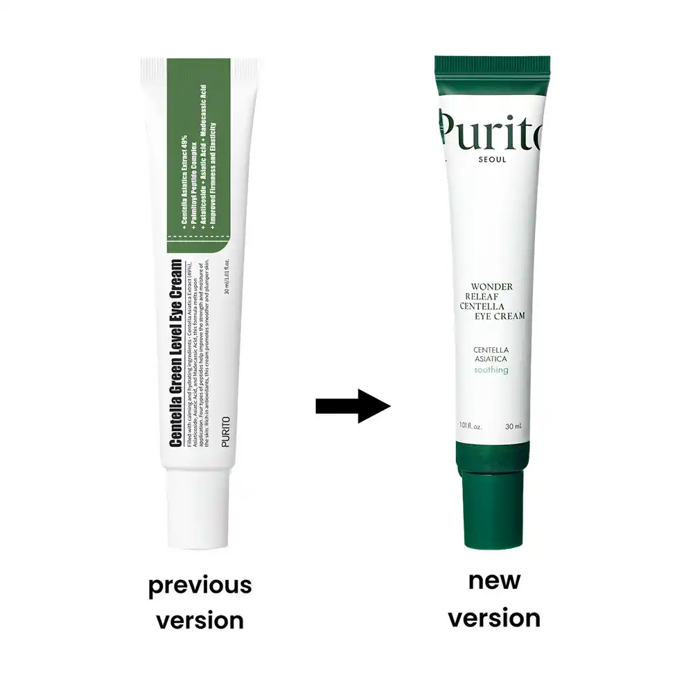 کرم دور چشم ضد چروک سنتلا پیوریتو PURITO Centella Eye Cream | ضد پف، ضد تیرگی و آبرسان دور چشم