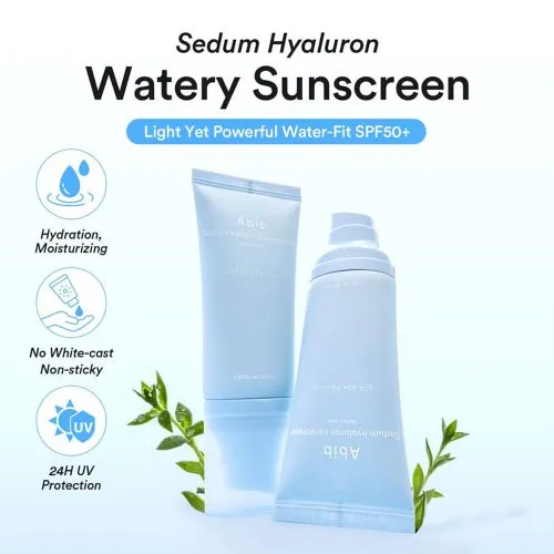 ضد آفتاب واتری سدوم هیالورن ابیب Abib Sedum Hyaluron Sunscreen Watery Tube