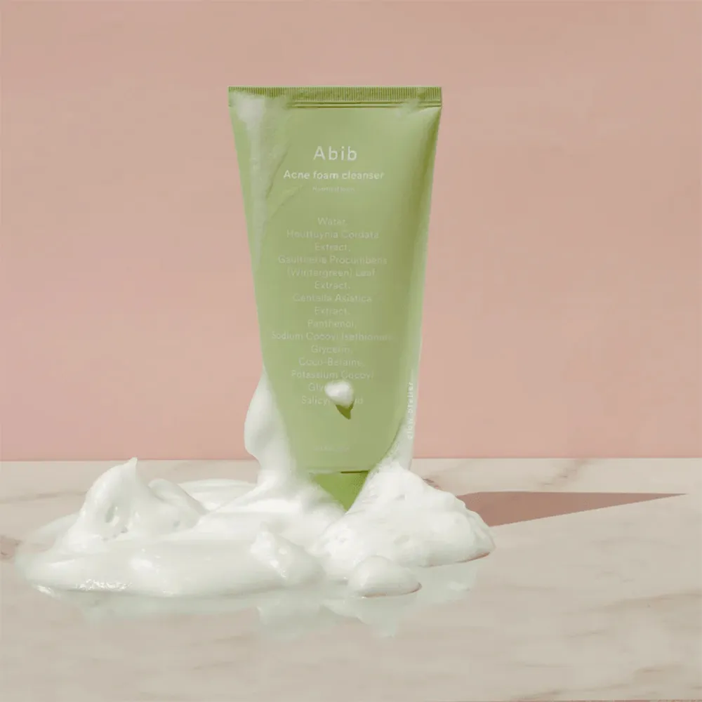 فوم شستشو ضد جوش ابیب Abib Acne Foam Cleanser Heartleaf Foam