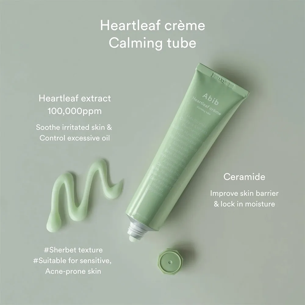 کرم تقویت کننده و تسکین دهنده هارتلیف ابیب ABIB Heartleaf Cream Calming