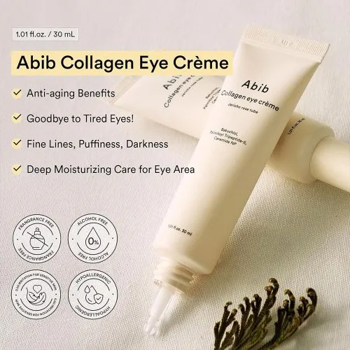 کرم دور چشم کلاژن ابیب ضد چروک و روشن کننده Abib Collagen Eye Creme Jericho Rose