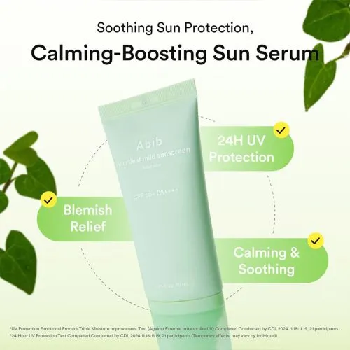 کرم ضد آفتاب فیزیکی هارتلیف ابیب Abib Heartleaf Mild Sunscreen Relief Tub