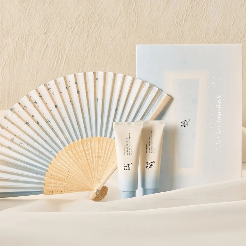 پک ضدآفتاب آکوا فرش بیوتی اف جوسان Beauty of Joseon Relief Sun Aqua Fresh Kit