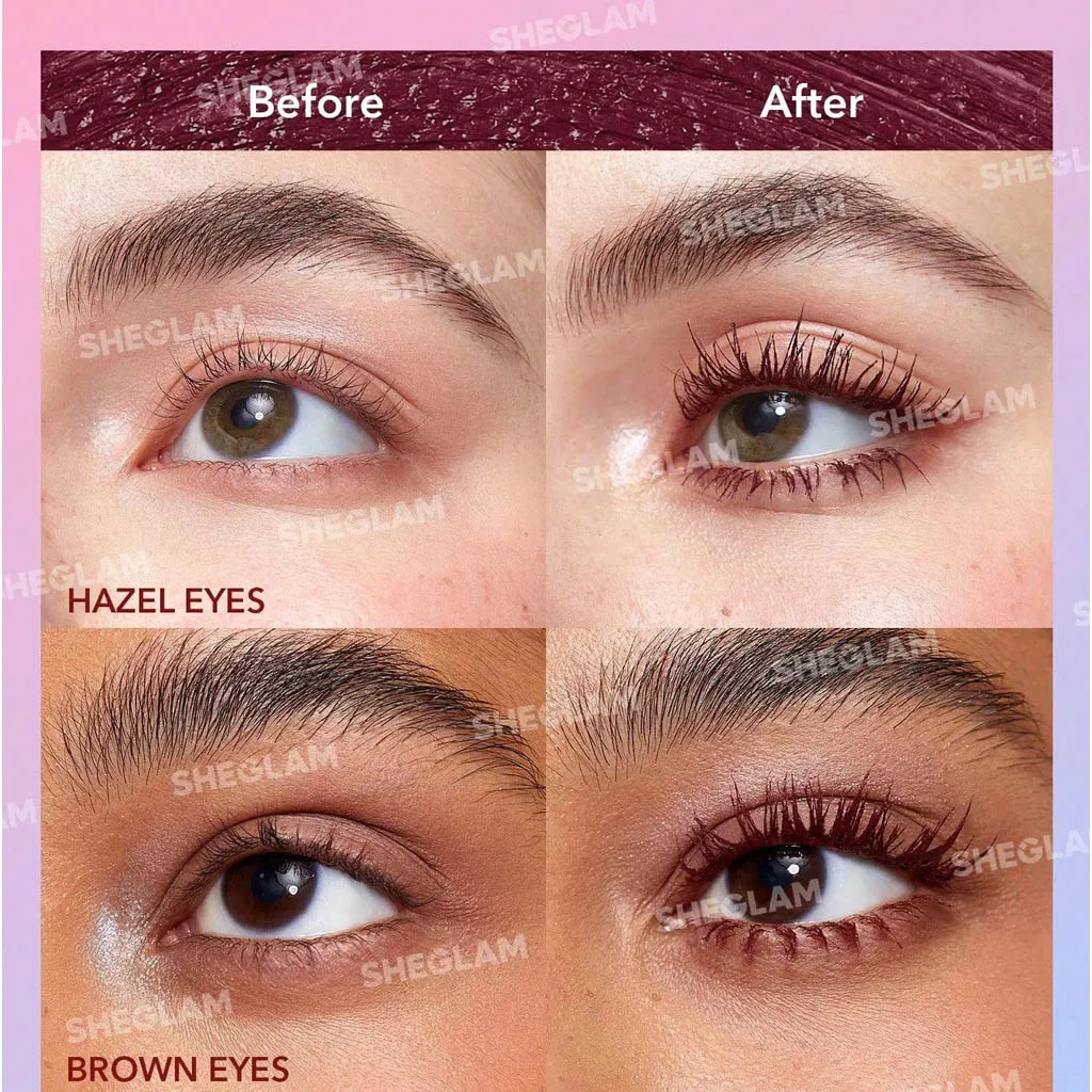 ریمل ضدآب شیگلم رنگ بورگاندی (زرشکی) Waterproof burgundy