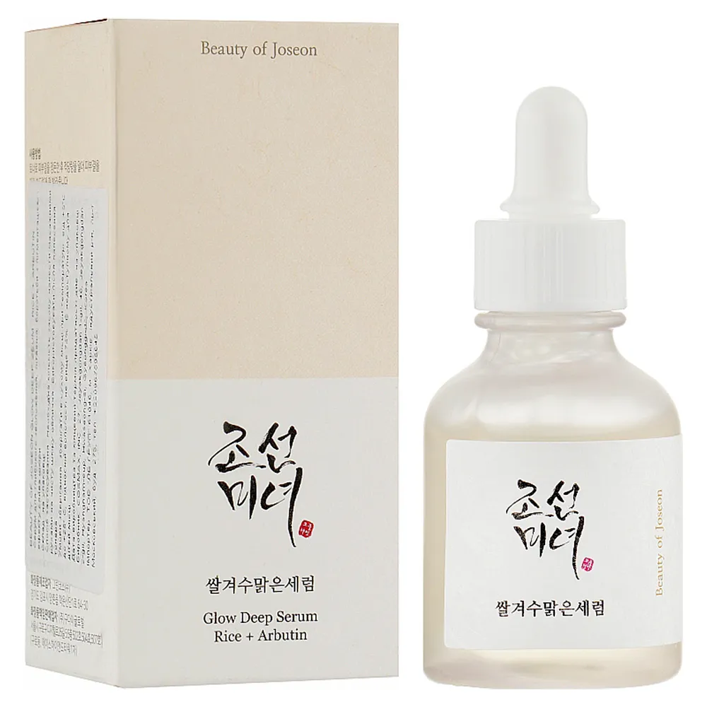 سرم آلفا آربوتین و عصاره برنج روشن کننده و ضدلک بیوتی آف جوسان BEAUTY OF JOSEON GLOW DEEP SERUM RICE ALPHA ARBUTIN
