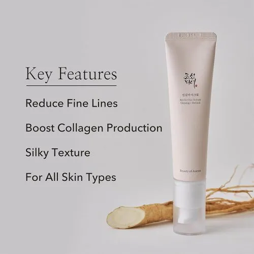 سرم دور چشم آبرسان و ضد چین و چروک بیوتی آف جوسان Beauty of Joseon Revive Eye Serum Ginseng Retinal 30ml