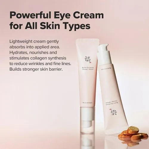 سرم دور چشم آبرسان و ضد چین و چروک بیوتی آف جوسان Beauty of Joseon Revive Eye Serum Ginseng Retinal 30ml
