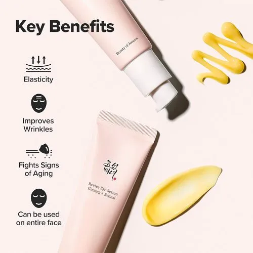 سرم دور چشم آبرسان و ضد چین و چروک بیوتی آف جوسان Beauty of Joseon Revive Eye Serum Ginseng Retinal 30ml