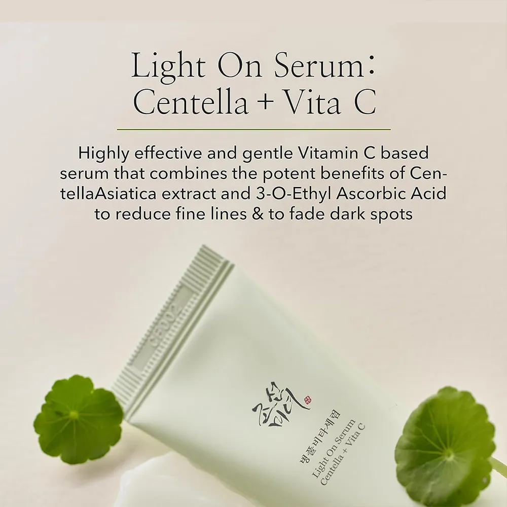 سرم روشن کننده بیوتی اف جوسان حاوی سنتلا و ویتامین سی Beauty of Joseon Light On Serum Centella Vita C