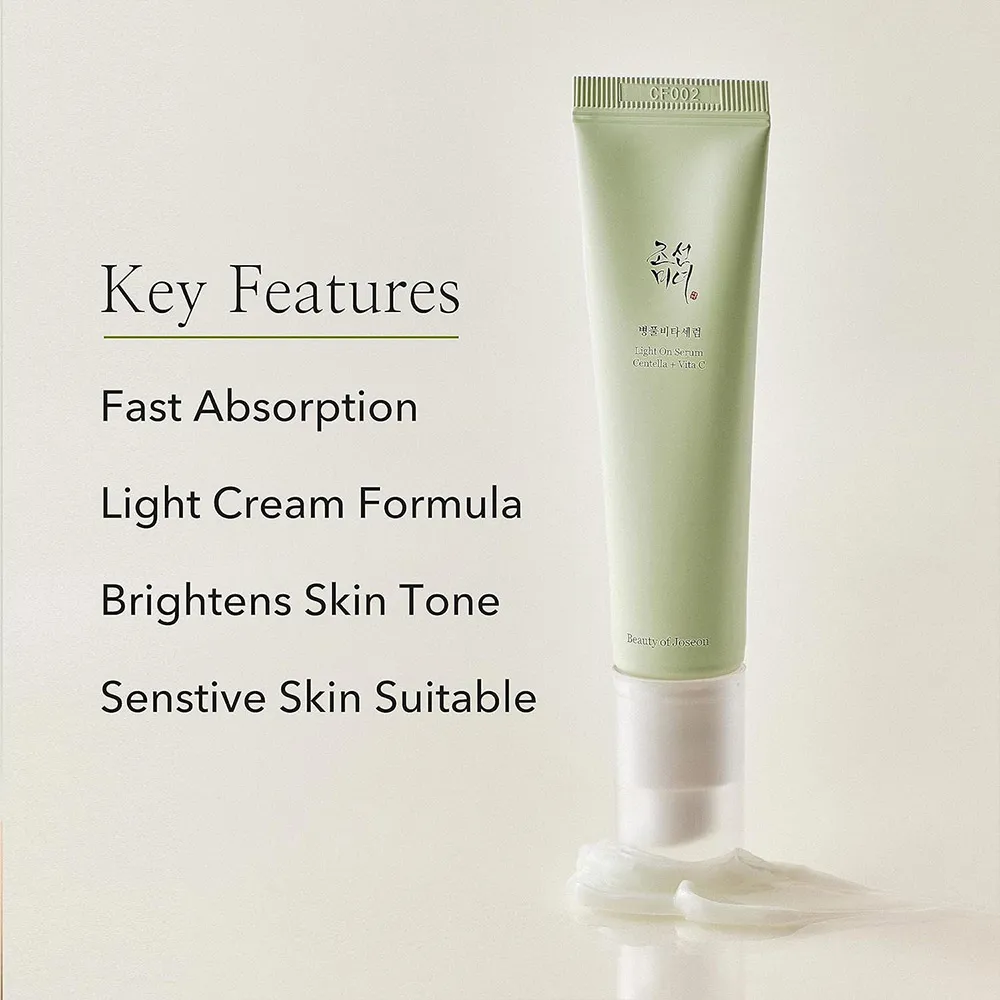 سرم روشن کننده بیوتی اف جوسان حاوی سنتلا و ویتامین سی Beauty of Joseon Light On Serum Centella Vita C