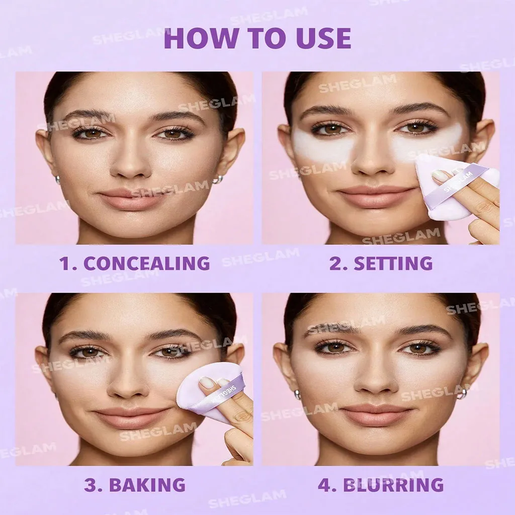 پد اسفنج آرایشی شیگلم مثلثی مدل INSTA READY