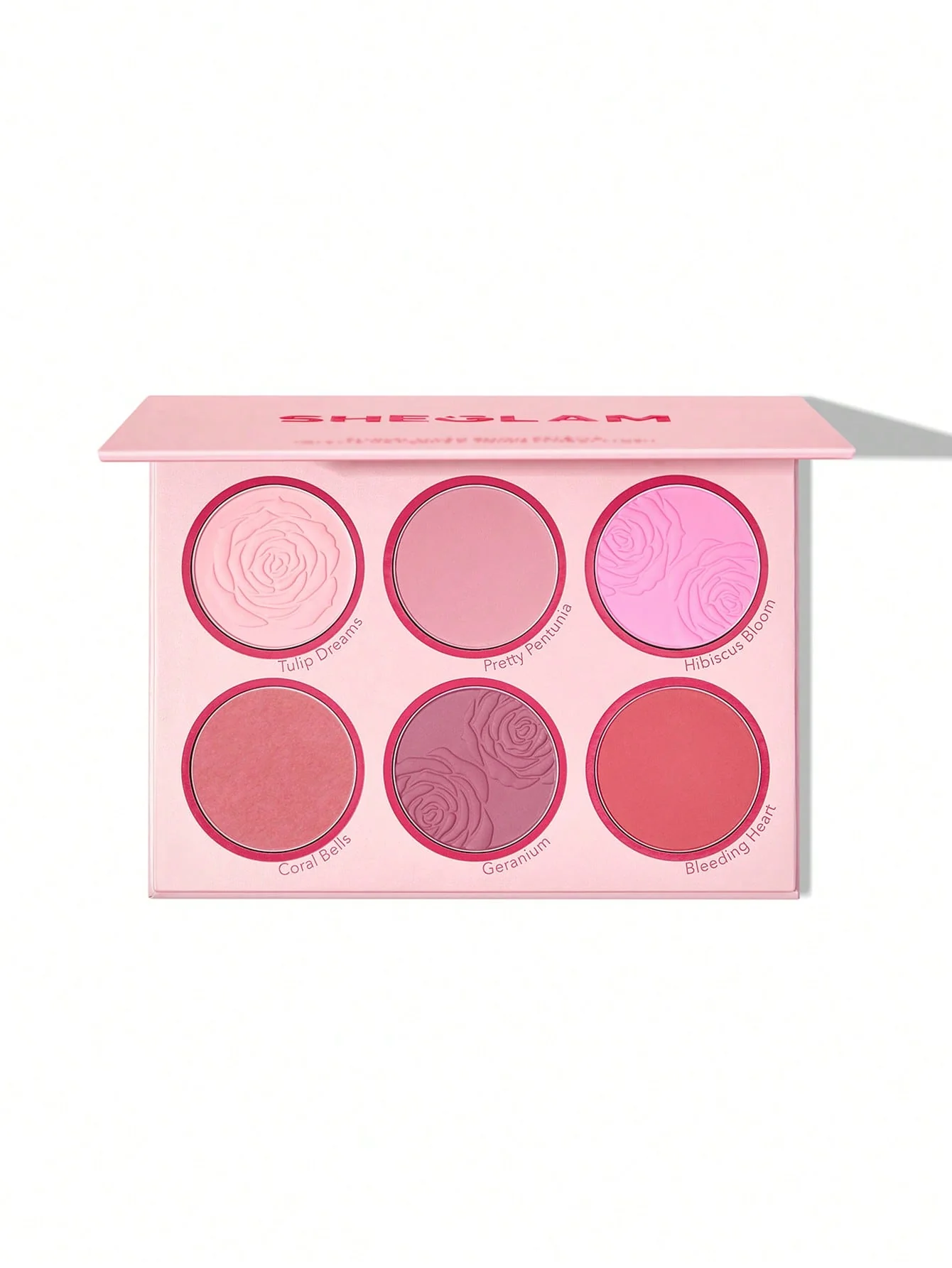 پالت رژگونه 6 رنگ شیگلم floral flush blush رنگ Blushing Bouquet