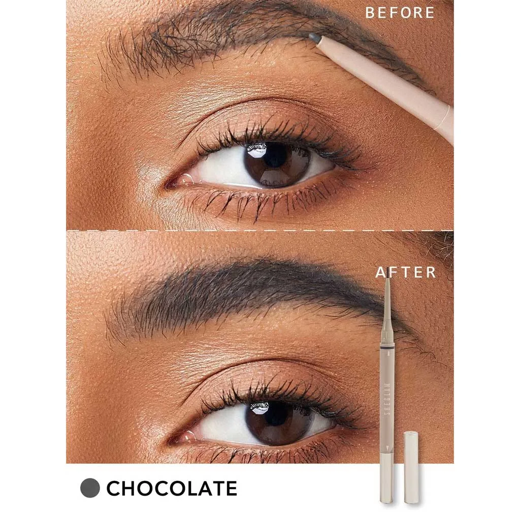 هاشور ابرو 2 طرفه شیگلم BROWS OF DEMAND 2 IN 1 در 4 رنگ جذاب