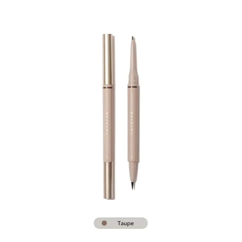 هاشور ابرو 2 طرفه شیگلم BROWS OF DEMAND 2 IN 1 در 4 رنگ جذاب taupe