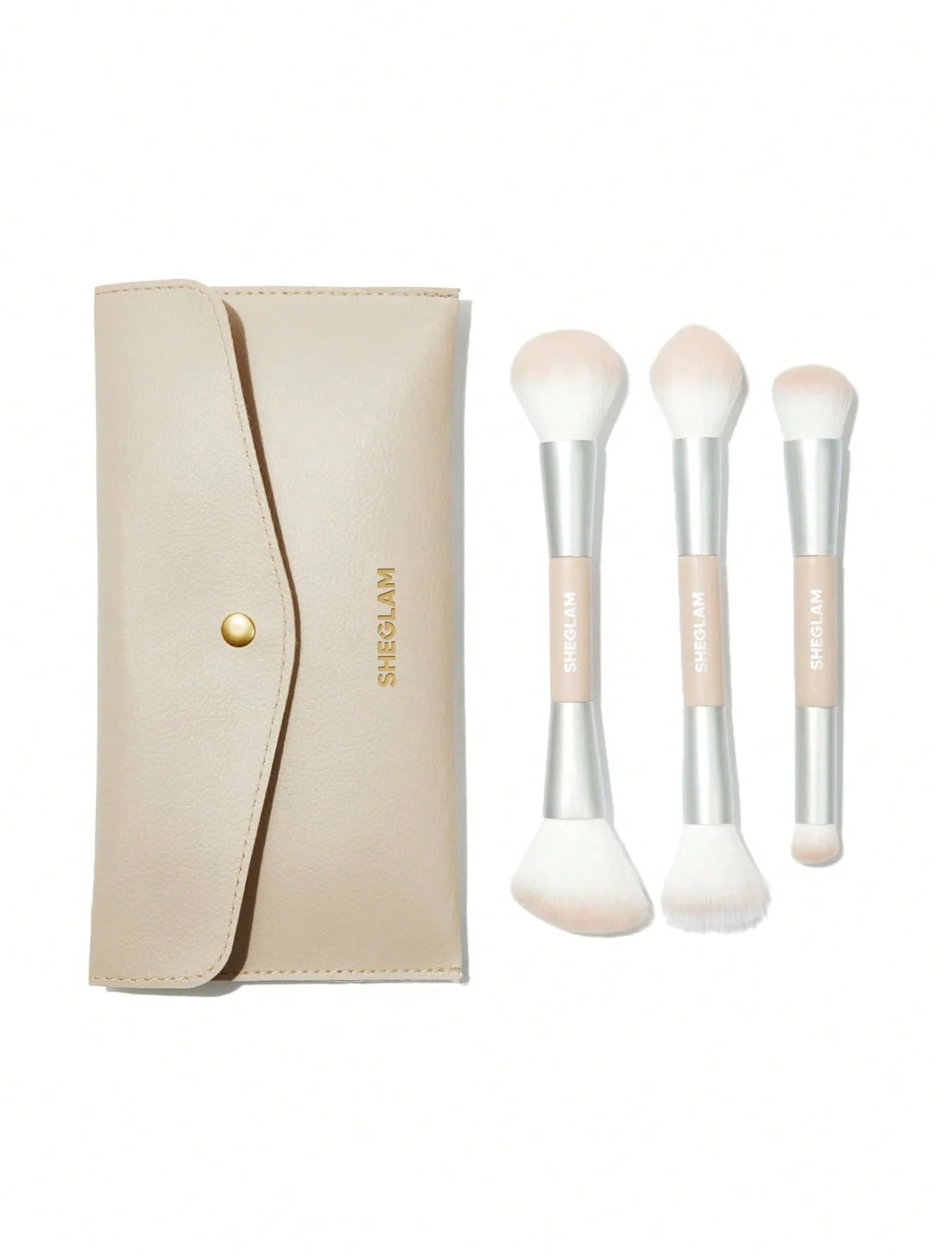 ست براش شیگلم پک 3 عددی مدل face essential brush set