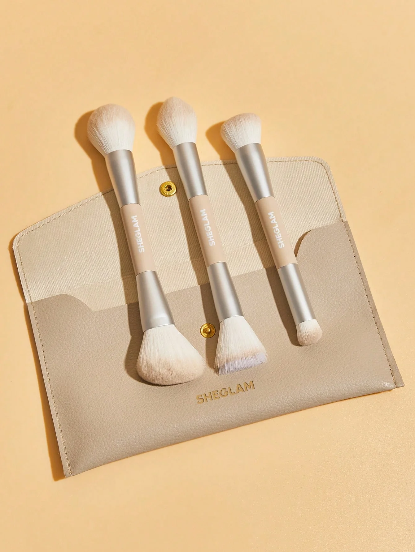 ست براش شیگلم پک 3 عددی مدل face essential brush set