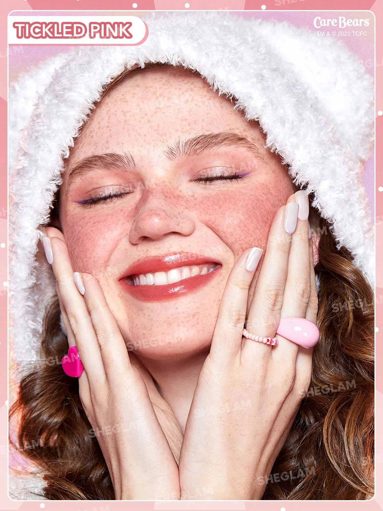 رژگونه خرسی شیگلم رنگ Tickled Pink