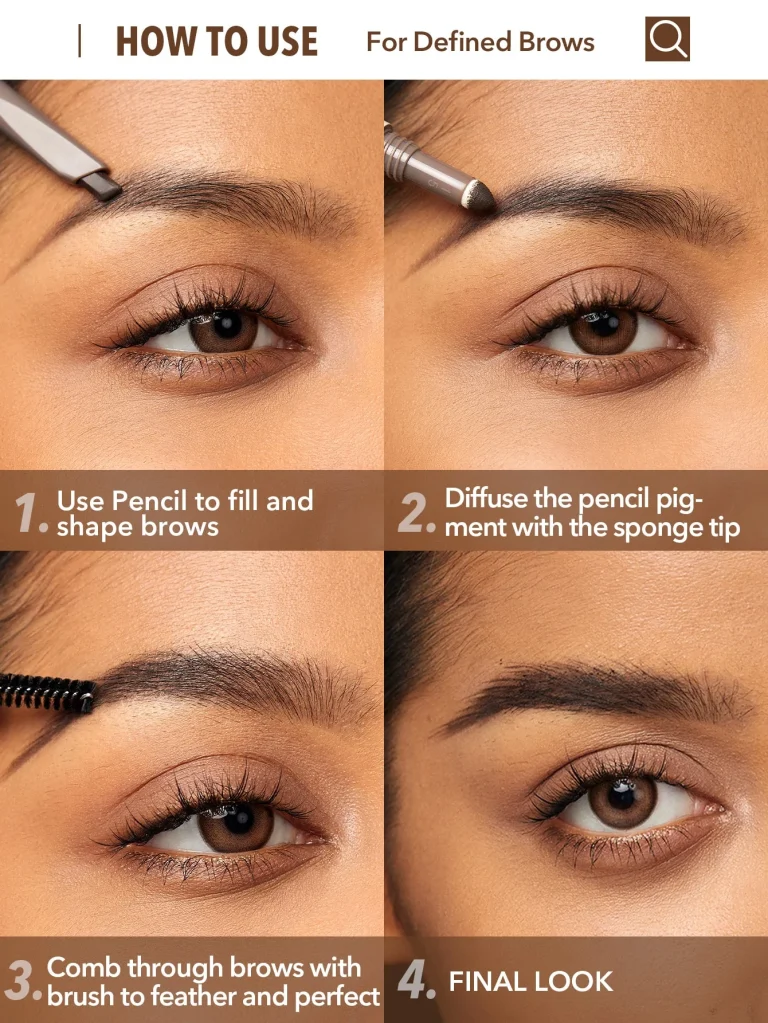 مداد ابرو سه کاره شیگلم SHEGLAM 3 in 1 Eyebrow Pencil