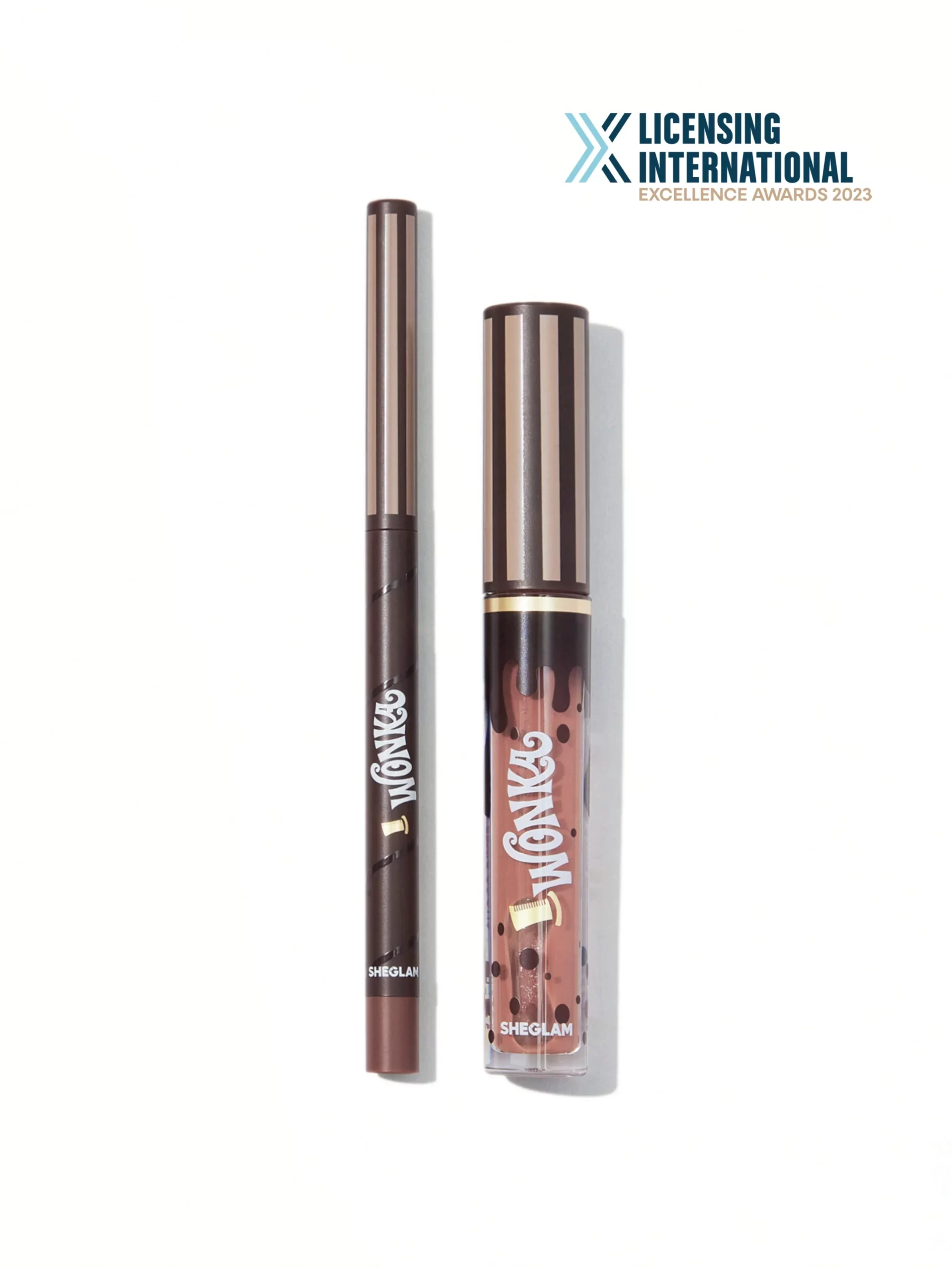 ست لیپ گلاس و خط لب شیگلم با رایحه کاکائو COCOA KISS رنگ brownie bite