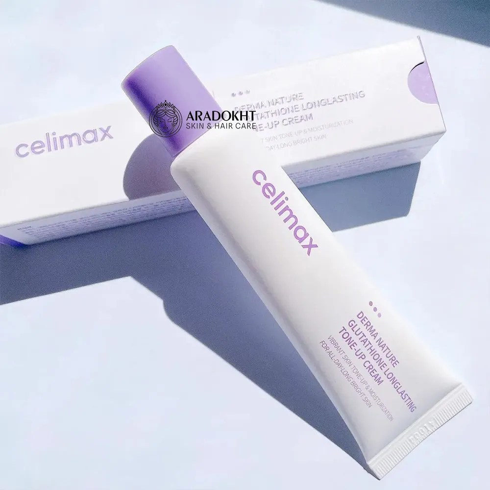 کرم تون آپ گلوتاتیون سلیمکس روشن کننده و مرطوب کننده پوست Celimax Derma Nature Glutathione Long Lasting Tone Up Cream