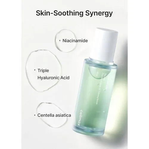 سرم تسکین دهنده سیکا سلیمکس Celimax The Real Cica Niacinamide AC Calming Serum.