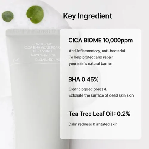 فوم ضد جوش و آکنه سالیسیلیک اسید و سیکا سلیمکس Celimax Ji.Woo .Gae Cica BHA Acne Foam Cleansing
