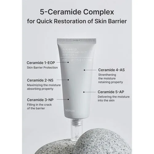 کرم مرطوب کننده و ترمیم کننده بریر سلیمکس Celimax Dual Barrier Skin Wearable Cream