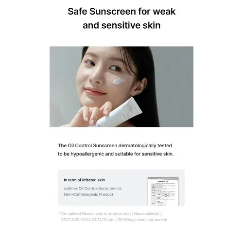 کرم ضد آفتاب کنترل چربی سلیمکس Celimax Oil Control Light Sunscreen (1)