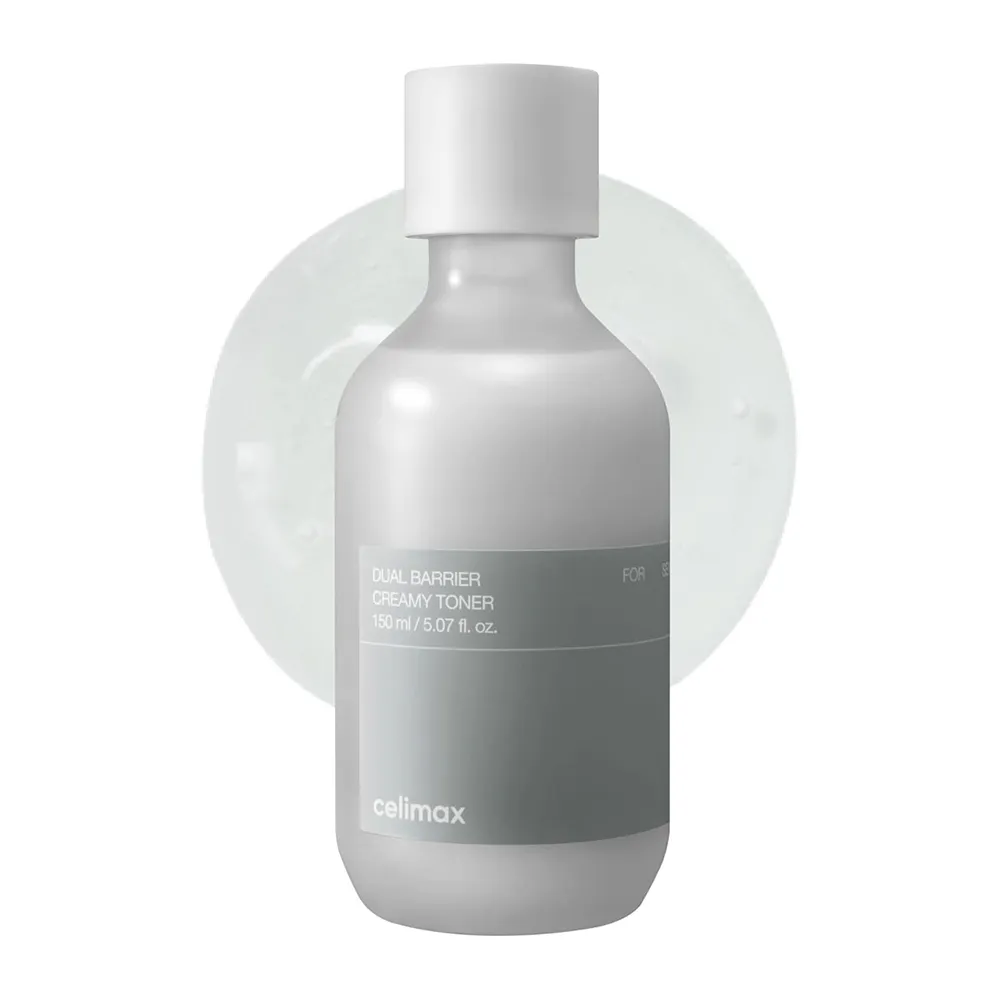 تونر کرمی بریر سلیمکس ترمیم و تقویت کننده سد دفاعی پوست Celimax Dual Barrier Creamy Toner 500x500