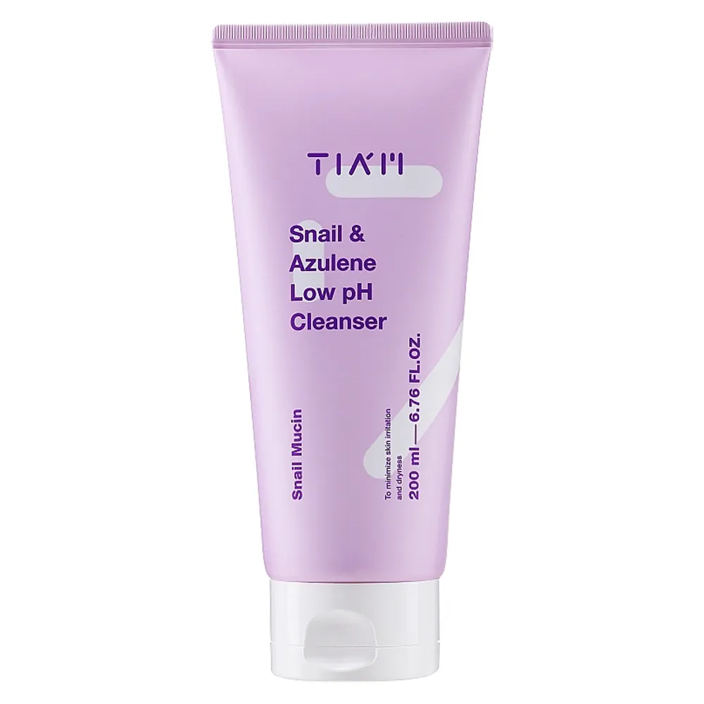 ل شوینده ملایم حلزون و آزولن تیام TIAM Snail Azulene Low pH Cleanser