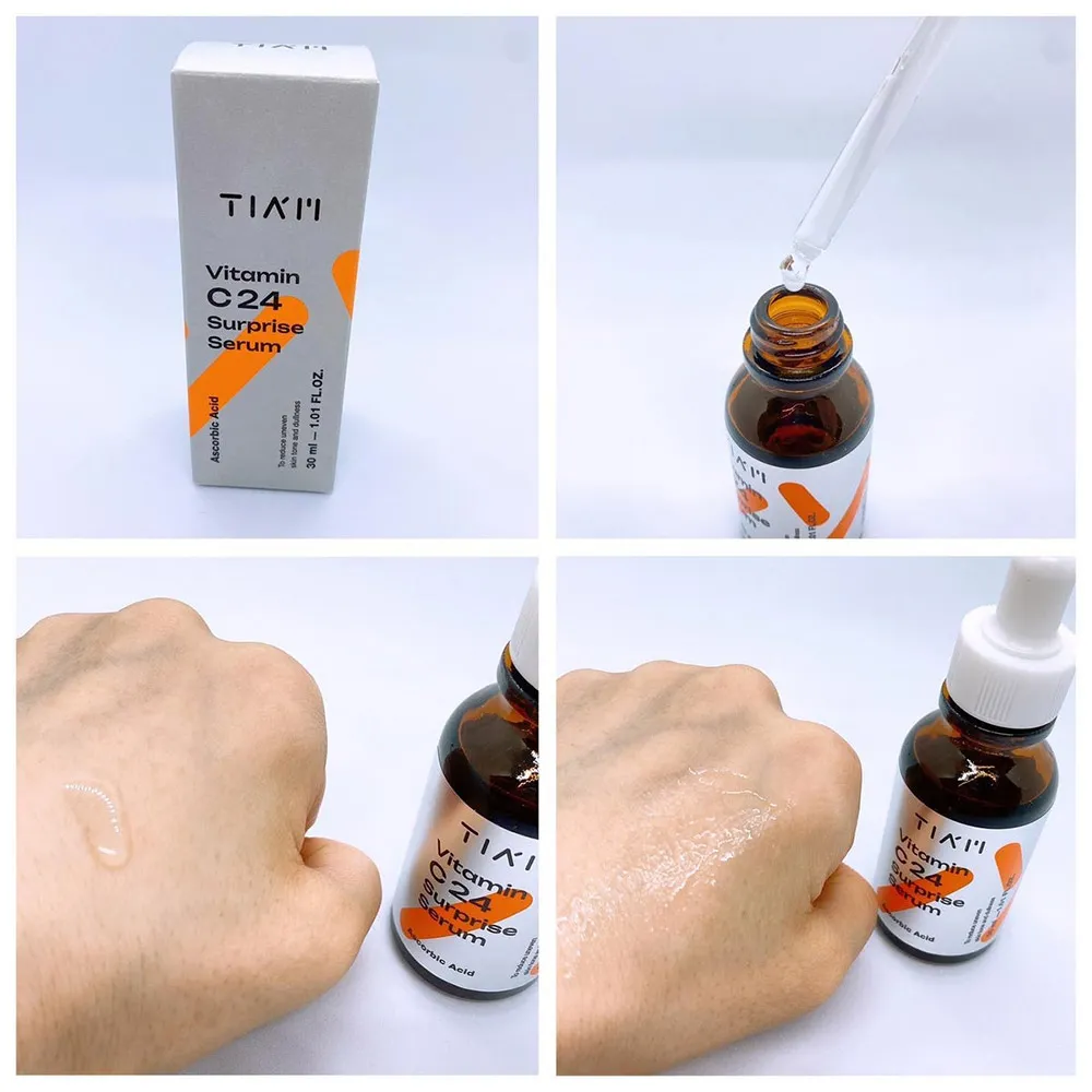 رم روشن کننده ویتامین سی 24 درصد سورپرایز تیام TIAM Vitamin C24 Surprise Serum