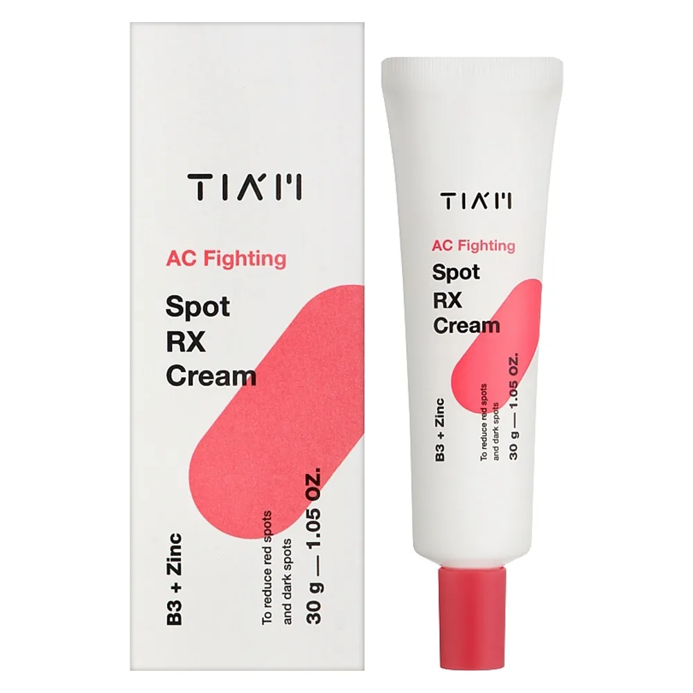 کرم نقطه ای ضد لک و جوش تیام TIAM AC Fighting Spot RX Cream کرم نقطه ای ضد لک و جوش تیام TIAM AC Fighting Spot RX Cream