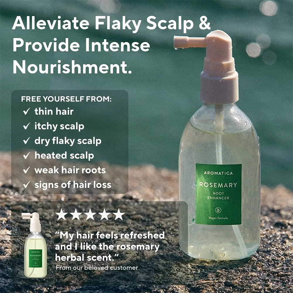 تونیک ضد ریزش مو رزماری آروماتیکا AROMATICA Rosemary Active V Anti Hair Loss Tonic