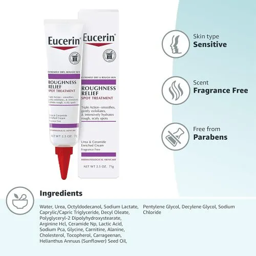 ژل کرم ضد لک اوسرین درمان لکه های سر سخت پوست Eucerin Roughness Relief Spot Treatment