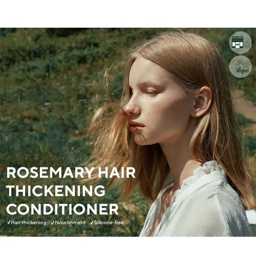 جزئیات پیوست نرم کننده رزماری آروماتیکا ضد ریزش حجم دهنده، تقویت ساقه و ریشه مو Aromatica Rosemary Hair Thickening Conditioner