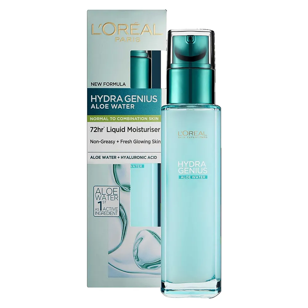 سرم آبرسان آب آلوئه ورا پوست نرمال تا مختلط لورال هیدرا جنیوس LOreal Hydra Genius Aloe Water Normal To Dry Skin سرم آبرسان آب آلوئه ورا پوست نرمال تا مختلط لورال هیدرا جنیوس LOreal Hydra Genius Aloe Water Normal To Dry Skin