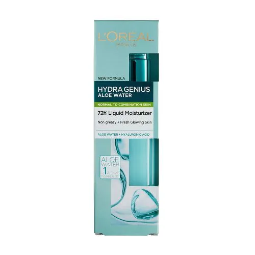سرم آبرسان آب آلوئه ورا پوست نرمال تا مختلط لورال هیدرا جنیوس LOreal Hydra Genius Aloe Water Normal To Dry Skin