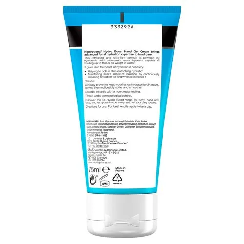 ژل کرم آبرسان دست هیدروبوست نیتروژنا نوتروژینا NEUTROGENA Hydro Boost Hand Gel Cream 75ml.