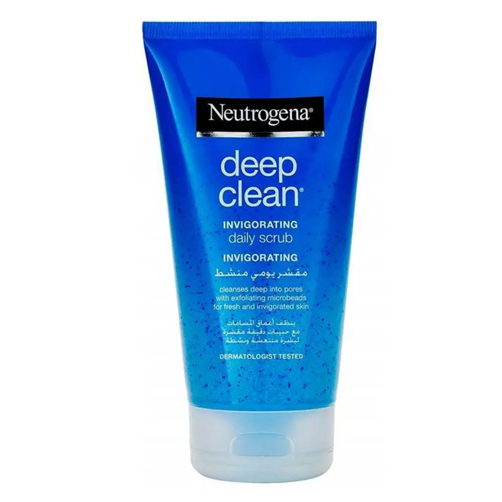 جزئیات پیوست اسکراب روزانه تقویت کننده و تمیز کننده نیتروژنا نوتروژینا Neutrogena Deep Clean Invigorating Face Scrub 150ml جزئیات پیوست اسکراب روزانه تقویت کننده و تمیز کننده نیتروژنا نوتروژینا Neutrogena Deep Clean Invigorating Face Scrub 150ml