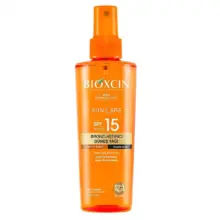 روغن ضد آفتاب و برنزه کننده پوست بیوکسین SPF 15 BIOXCIN حجم 200 میل