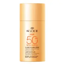 ضد آفتاب فلوئیدی ضد پیری نوکس SPF 50 اصل مناسب پوست نرمال تا مختلط