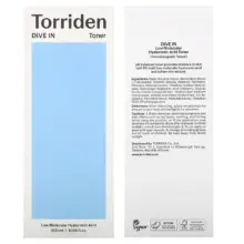 تونر آبرسان توریدن Torriden Dive-In Hyaluronic Acid Toner 300ml برای پوست خشک و دهیدراته