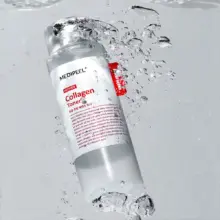 تونر اسنس تسکین دهنده و قابض منافذ لاکتو کلاژن قرمز مدی پیل اصل