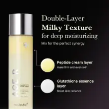 تونر گلوتاتیون مدی کیوب اصل مدل Medicube Age-R Glutathione Glow Milky Toner مناسب روشن شدن پوست، آبرسانی، افزایش شفافیت، یکنواخت شدن رنگ پوست و ایجاد گلس اسکین