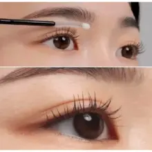 سرم تقویت مژه کلاژن فارم استی Farmstay Collagen Eyelash Serum 10g با برس دوتایی برای رشد و ضخیم‌تر شدن مژه حاوی کلاژن و هیالورونیک اسید