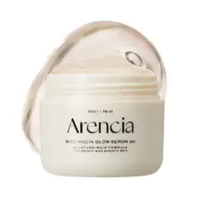 سرم شب ضد چروک و روشن کننده آرنسیا Arencia Rice Mucin Glow Serum | حاوی کلاژن و هیالورونیک اسید