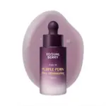 سرم کنترل منافذ PDRN بنفش اکوال بری EQQUALBERRY Purple PDRN Pore Minimizing Serum وگان کره‌ای برای بستن منافذ و کنترل چربی پوست